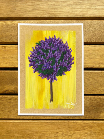 Lilac Tree Print