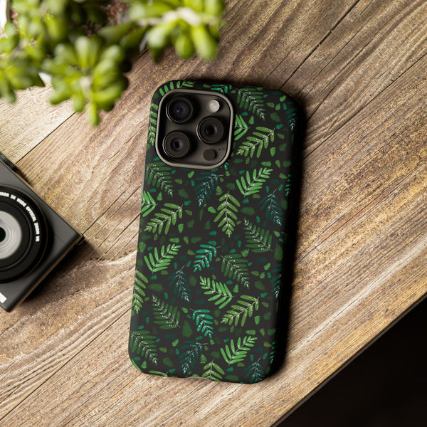 Tough Cases - Stylish Phone Case with Green Leaf Design, Creative Eco-Friendly Gift, Birthday Present, Nature Lover Accessory, Unique [...]