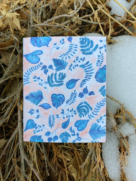 Blue Plant Cards